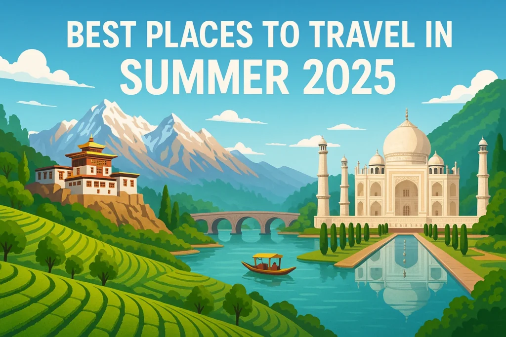 Best Places to Travel in Summer 2025 in India
